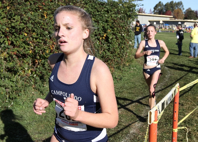 NCS XC D3 Girls-110.JPG - 2009 North Coast Section Cross Country Championships, Hayward High School, Hayward, California